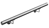 Edelstahl Handlauf Treppengeländer Geländer Wandhandlauf Wand Treppe 50-1000 cm V2Aox, Länge:60