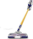 ZKAIAI Niedriges Geräuschhaushaltsstaubsauger Cordless 2 in 1,12 kPa Saug-,1L großen Kapazitäts-Staubbehälter,elektrische Bodenbürste,Front-LED-Beleuchtung,Hand Silent-Staubsauger Großer SOG