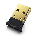 CSL - USB Bluetooth Adapter V4.0 Mini - Bluetooth Dongle Stick - Windows 10 8.1 8 7 XP Vista - für PC HiFi Lautsprecher Kopfhö