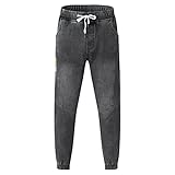 SGSD Jeanshose Herren Stretch Regular Fit Fleece-GefüTtert Thermojeans Lang Winterhose Thermo-Fleecehose,Thermojeans-Jeans Leggings Strumpfhosen Jogginghose Winter Freizeithose - Cargo Hosen M