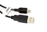 vhbw Mini USB Daten Kabel Ladekabel 1.0m passend für Canon Powershot SX530 HS, SX610 HS, SX710 HS, Pro1, S1IS, Pro 70 is, S1 PS, S2