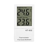 FENXIXI LCD Digital-Innen-und Aquarium-Aquarium-Tank-Thermometer-Dual-Temperaturanzeig