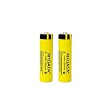 XHDATA 3000mAh 3,7V Hochleistungs Akku Gelb (3000mah-2pc)