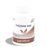 Tyrosine Max | 60 pflanzliche Kapseln | Boost die Motivation und Konzentration | Hergestellt in Belgien | LEPIVITS