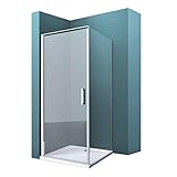 Mai & Mai Duschkabine Duschabtrennung Ravenna36 8mm ESG mit Drehtür NANO 100x80cm Duschw