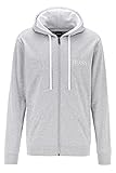 BOSS Herren Authentic Jacket H Loungewear-Jacke mit Kapuze, kontrastfarbenem Tape und Log