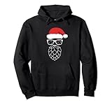 Weihnachtsmann Shirt Herren Sonnenbrille Bart Nikolaus Pullover H