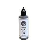 My COLOR Room® Beton Effekt (Lasur dunkel, 90ml) Effekt Lasur zum Basteln für drinnen und draußen - Betonoptik - Beton für Kreative - Beton Dek