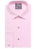 Luxe Microfiber Herren Ausgestattet Verbreiten Sie Kragen-Kleid Shirt Style Jesse 17-17,5' Neck 38-39' Sleeve R