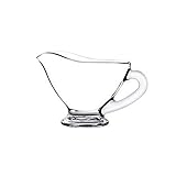jinyi Sauciere Glascremekrug mit Griff perfekt zum Servieren Milch/Salatsauce/Dressing/Ketchup/Hot Ahorn Sirup 60ml / 170ml / 250ml Saustierboot Saucenkanne (Color : 60ml)