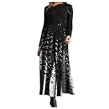 Mode Damen Streifen Drucken Spitze Lange Ärmel V-Ausschnitt Knöpfe Lässige T-Shirts Tops Bluse Tunika Damen Langarmshirt V Ausschnitt Oberteil Shirts Basic Casual Long