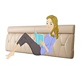 pujindu Rückenlehne Bett Kissen, Lang Keil Weiche Hülle Wandkissen, 12cm Dick Klappt Nicht Zusammen Lumbalpolster Für Büro Schlafzimmer Bücherei, 5 Farben (Farbe : Light pink, Größe : 120x12x60cm)