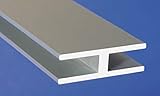 H Profil aus Aluminium Aluprofil Stange H Alu Länge-100cm (20mm*8,8mm*2mm)