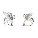 Schleich 70522 bayala Spielfigur - Pegasus, Spielzeug ab 5 Jahren & 70543 - Pegasus F