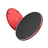 MRTYU-UY Kabelloses Ladegerät, 10W Kabelloses Ladepad, kompatibel mit iPhone 12 Pro Max/11 Pro/11/XS/XS Max/X/8, Schnellladung für Samsung Galaxy S10/S10+ /S9/S8/S7/Note 8,G