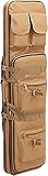 wasserdichte Gewehrtasche, Taktische Doppel Gewehrtasche, Waffentasche Für Langwaffen, Multifunktionale Angeltasche Rutentasche Zum Angeln, Jagen, Schießsport Brown,85CM