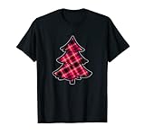 Kleiner Weihnachtsbaum Buffalo Plaid Dekor Muster X-Mas T-S