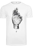 Famous Stars and Straps Herren T-Shirt FMS Sign Tee - weißes Streetwear-Herrenshirt - Farbe Weiß, Größe L