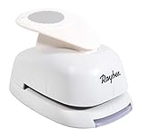 Rayher Hobby 8964100 Motivstanzer Rund/Kreis, mit Zierrand, ø 3,81cm- 1,5 Zoll, geeignet für Papier/Karton bis zu 200g/m²