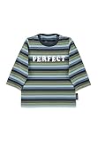 Sterntaler Baby-Jungen Langarm Blockstreifen T-Shirt, Marine, 74