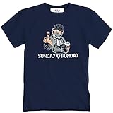 Sunday Funday PG Wear Fussball Fan Szene Ultras Navy T-Shirt Shirt (M, m)