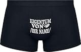 Herr Plavkin | Eigentum fon/Ihr Name/ Mann_de00062 / EIN Schwarze Boxers mit Einer personalisierten I