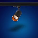 Mextronic 3 phasen dimmbar LED 3 Phasen Leuchte 5W Warmweiss Dimmbar L503 für Schienensy