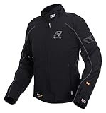 Rukka Gore-Tex Motorradjacke COMFORINA schwarz 100% Wasser-/ Winddicht mit Protektoren, 36
