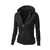 XTBFOOJ e Damen Kapuze Pullover pink Damen jacken Teenager Langer Hoodie Damen Damen Lange Pullover Sweat Jacke Sweat Jacke Hoodie Damen Vintage Anker Jacke Pullover dünn D