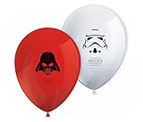 Procos 84165 - Latex-Ballons Star Wars Final Battle, 8 Luftballons mit Motiv, Gast-Geschenk, Kinder-Geburtstag, Mottoparty,