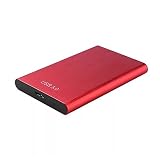 1 TB tragbare Externe Festplatte USB 3.0, mobiles Laufwerk USB-C USB 3.0, für Mac und PC Computer Desktop Workstation Laptop,Rot,8TB