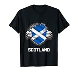 Schottland Flagge Fußball Team Fan Trikot T-S