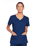 Smart Uniform 1122FScrub Top (M, Marine [Navy])