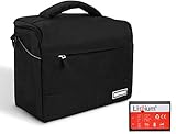 EOS Bundle Tasche für Canon Spiegelreflexkamera EOS 4000D 2000D 1300D 1200D + Qualitäts Ersatz-akku LP-E10