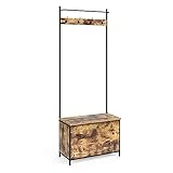 Vicco Flurgarderobe Garderobenständer Fyrk Badgarderobe Sitzbank Aufbewahrung