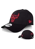 New Era Baseball Cap Basecap Herren Limited Edition mit Extra Team Stickerei auf Rückseite NFL, NBA, MBA Mütze 9Forty Snapback Yankees, Bulls, Dodgers, Lakers, Sox (Chicago Bulls Red)