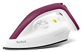 Tefal FS4030 Trockenbügeleisen Easygliss | 1200W | Durilium Bügelsohlen-Technologie | Thermostat | Bereitschaftsleuchte | Extralanges Netzkabel | Weiß/ Dunk