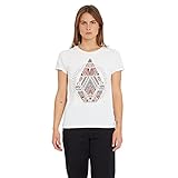 Volcom Damen Radical Daze Tee Kurzärmeliges T-Shirt, weiß (Star White), L