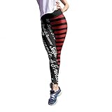 Vectry Damen Hosen Frauen Leggings Valentinstag Herz Print Skinny Pants Yoga Laufen Pilates Gym Workout Strumpfhosen Kostüme Jeggings Unterteile Größe L