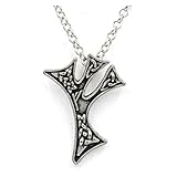 JUSTCHENHUA Wikinger Rune Norwegisch Viking Mythology Halskette Männer Schmuck Kette Halskette Männer Anhänger Halskette Kleidung Zubehör Vater (Color : Silver)