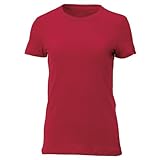 Ouray Sportswear Damen Vintage Sheer Tee kurzärmelig, scharlachrot, M