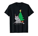 Lustige Katze Weihnachten Licht Lustige Katze Liebhaber Urlaub Xmas T-S