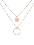 a little something® Halskette Belleville | Damen Kette mit 18 Karat Vergoldung (Gold & Roségold) | Inklusive nachhaltiger Geschenkverpackung mit FSC®-Zertifik