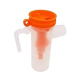 JIACHENGAT 8ml Asthma Drug Inhaler Cup Compressor Zerstäuberteile Zerstäuber Tasse Fog Sprayer Verneblerkasse Erwachsene Kinder Gesundheit (Farbe : Orange)