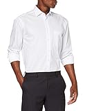 Seidensticker Herren Business Hemd - Bügelfreies Hemd mit geradem Schnitt - Regular Fit - Langarm - Kent-Kragen - Brusttasche - 100% Baumwolle,Blau,41