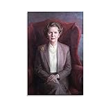 BDTSRT Kunstwerk Malerei Leinwanddrucke Kein Rahmen 60X90cm Margaret Hilda Thatcher H