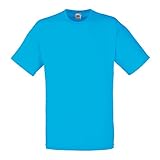 Fruit of the Loom - Classic T-Shirt 'Value Weight' Large,Azure B