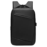 TERYDANBLE Rucksäcke mit Trolley-Case-Befestigungsgurt und USB-Ladeanschluss Anti-Diebstahl-wasserabweisende College-Schule-Laptop-Tasche für Herren und Damen Passend für 15,6-Zoll-Notebook