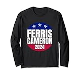 Vote for Ferris Cameron 2024 Election Herren Damen Funny Save Lang