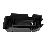 HUNDU Fit für Toyota Camry L le se Hybrid LE 2018 Car Center Console Aufbewahrungsbox Tray Divider Organizer Box Containerhalter (Color Name : Black)